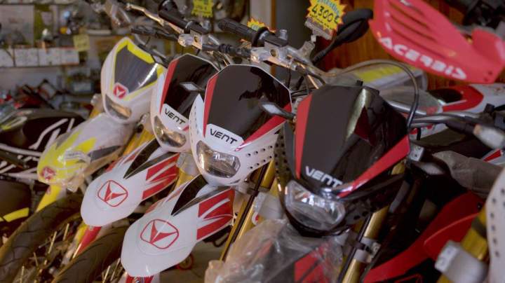 Magasin de cyclomoteur