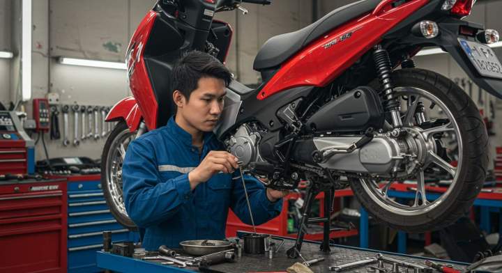 entretien 2 cyclomoteur